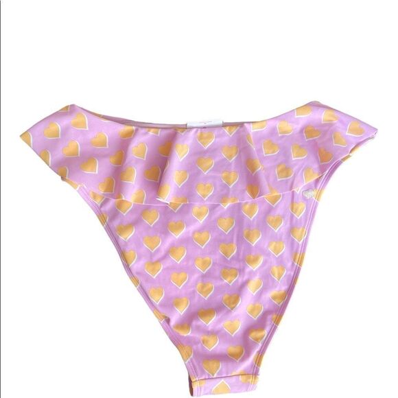 NWT Stoney Clover Lane X Target Flutter Heart Print Bikini Bottom Size M - Picture 5 of 7